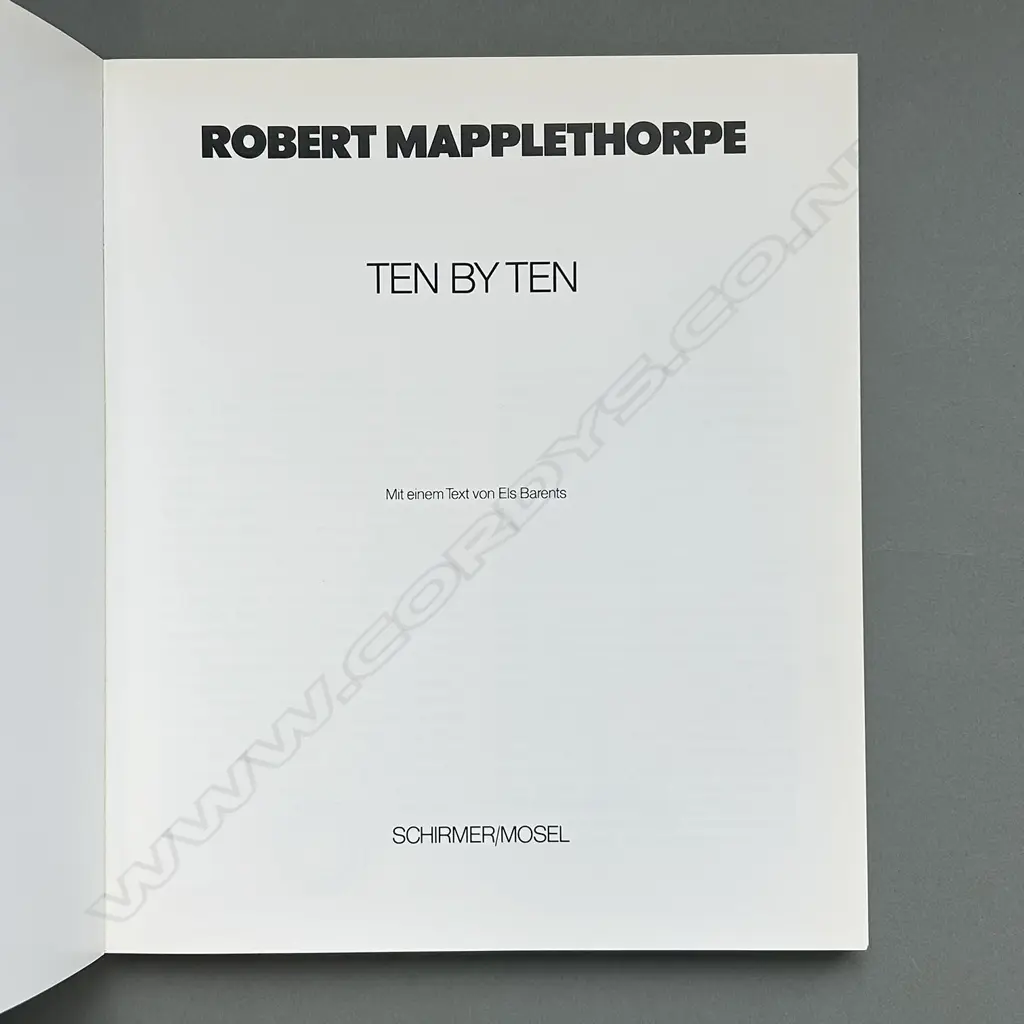 ROBERT MAPPLETHORPE: TEN BY TEN Image 1++